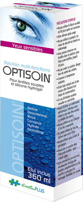 Optisoin® Solution pour lentilles 360 ml