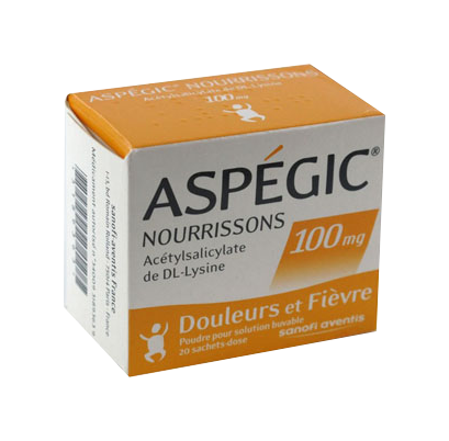 Image ASPEGIC 100MG NOURRISSON 20SACHETS