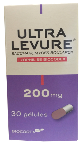 ULTRA LEVURE 200MG FLACON DE GÉLULE 30